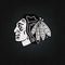 NHL Chicago Blackhawks Black Background Apple AirPods 2 Skin