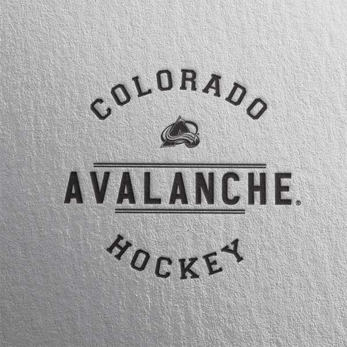 NHL Colorado Avalanche Black Text Xbox 360 Slim (2010) Skin