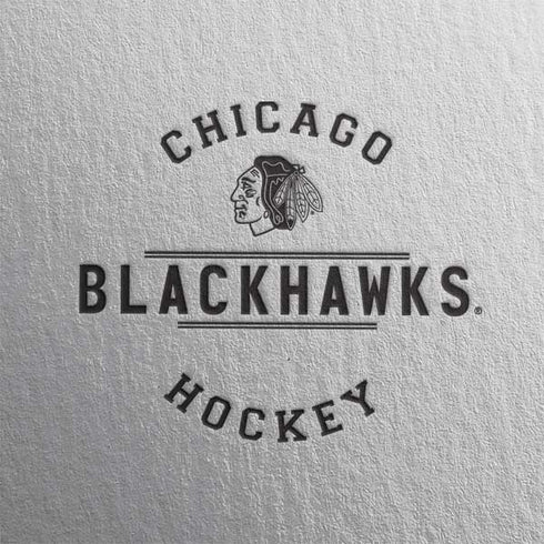 NHL Chicago Blackhawks Black Text Amazon Echo Buds Skin
