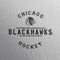 NHL Chicago Blackhawks Black Text Nintendo 2DS Skin
