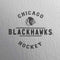 NHL Chicago Blackhawks Black Text Galaxy Buds Plus Skin