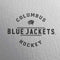 NHL Columbus Blue Jackets Black Text Galaxy Book 12in Skin
