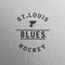 NHL St. Louis Blues Black Text Amazon Echo Buds Skin