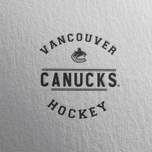 NHL Vancouver Canucks Black Text Galaxy Buds Live Skin