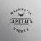 NHL Washington Capitals Black Text Apple AirPods 2 Skin