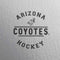 NHL Arizona Coyotes Black Text Galaxy Buds Live Skin