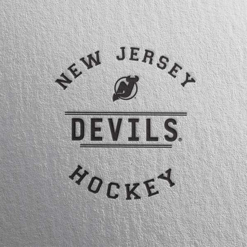 NHL New Jersey Devils Black Text Beats Solo 2 Wired Skin