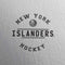 NHL New York Islanders Black Text Amazon Echo Buds Skin