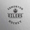 NHL Edmonton Oilers Black Text Galaxy A20 Clear Case