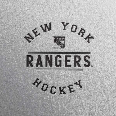 NHL New York Rangers Black Text Amazon Echo Buds Skin
