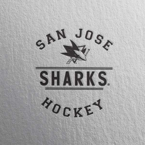 NHL San Jose Sharks Black Text Galaxy A50 Clear Case