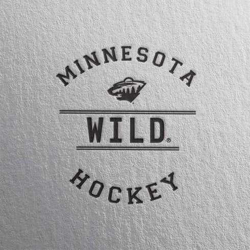NHL Minnesota Wild Black Text Galaxy Buds Plus Skin