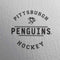 NHL Pittsburgh Penguins Black Text Amazon Echo Buds Skin