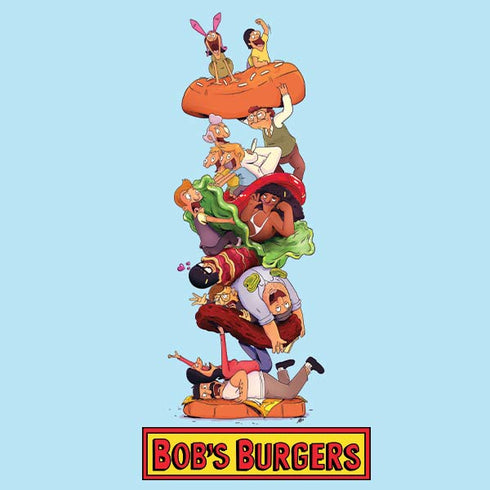 Bobs Burgers Stacked Galaxy Z Fold4 5G Clear Case