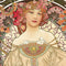 Alphonse Mucha Reverie 1897 Amazon Echo Buds Skin