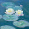 Waterlilies, Evening by Monet Galaxy A50 Clear Case