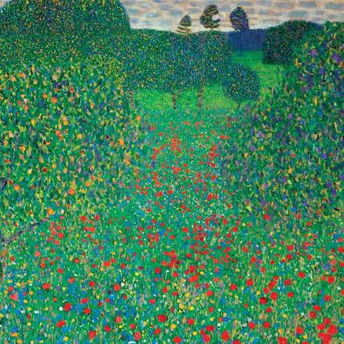 Poppy Field by Gustav Klimt Google Pixelbook Go Skin