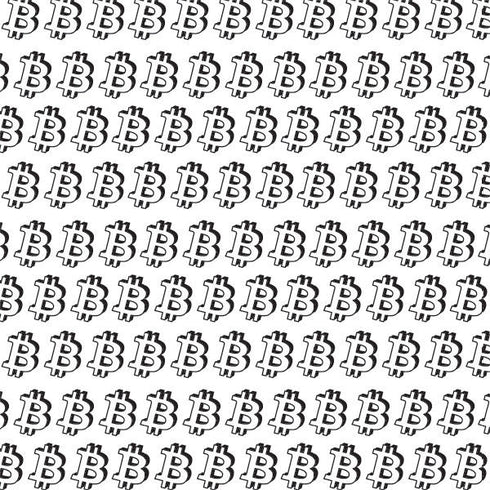 Bitcoin Pattern Apple Pencil (2nd Gen 2019) Skin