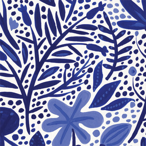 Blue Garden by Cat Coq iPhone 15 Skin