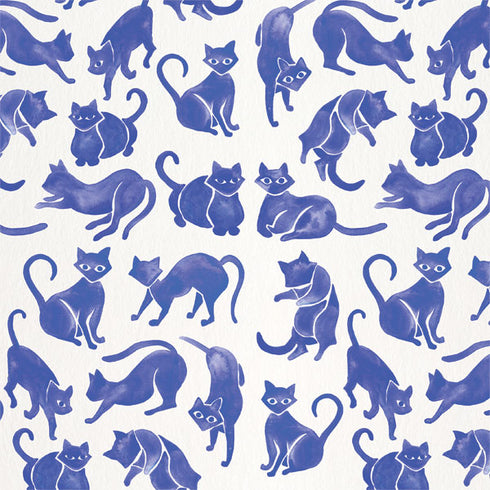 Blue Cats by Cat Coq iPhone 14 Plus Folio Case
