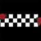Rose Checkerboard iPhone 14 Folio Case