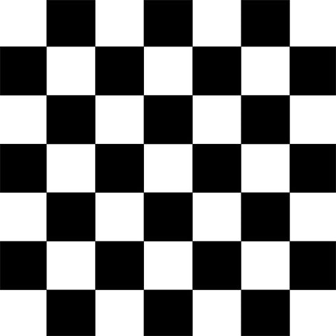 Black and White Checkered iPhone 15 Skin