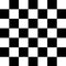 Black and White Checkered iPhone 13 Pro Max Folio Case
