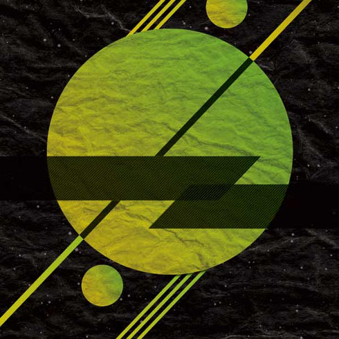 Retro Space Galaxy Z Flip Skin