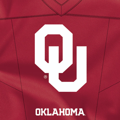 University of Oklahoma Red Jersey Galaxy Z Fold4 5G Clear Case