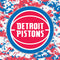 NBA Detroit Pistons Digi Camo Galaxy Buds Live Skin