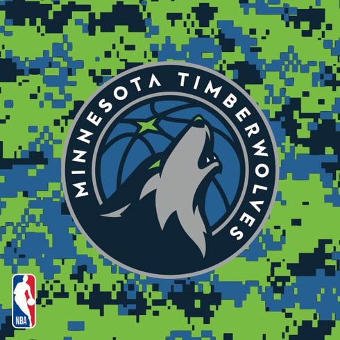 NBA Minnesota Timberwolves Digi Camo Wii U (Console + 1 Controller) Skin