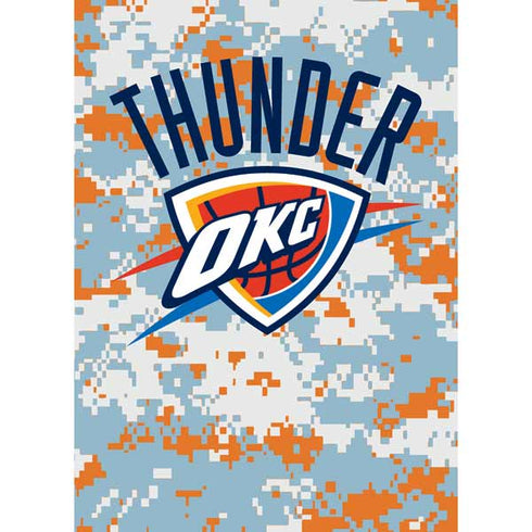NBA Oklahoma City Thunder Digi Camo Steam Deck Handheld Gaming Computer OLED Skin