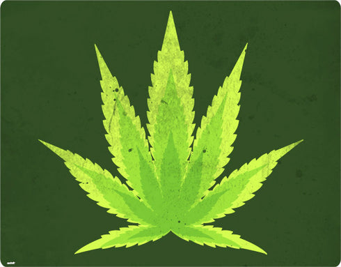 Marijuana Leaf Light Green Surface Pro Tablet Skin