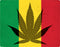 Marijuana Rasta Flag Google Stadia Controller Skin