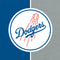 MLB Los Angeles Dodgers Split MacBook Air 13in (2020) Case plus Skin