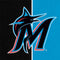 MLB Miami Marlins Split iPhone 13 Folio Case
