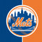 MLB New York Mets Split iPhone 7 Folio Case
