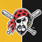 MLB Pittsburgh Pirates Split iPhone 7 Folio Case