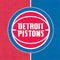 NBA Detroit Pistons Canvas Galaxy Z Flip Skin