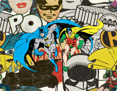 DC Comics Batman and Robin Vintage Action Pose Galaxy Z Flip Skin