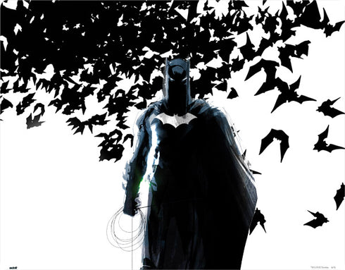 DC Comics Batman Holding batarang Art Galaxy Buds Plus Skin