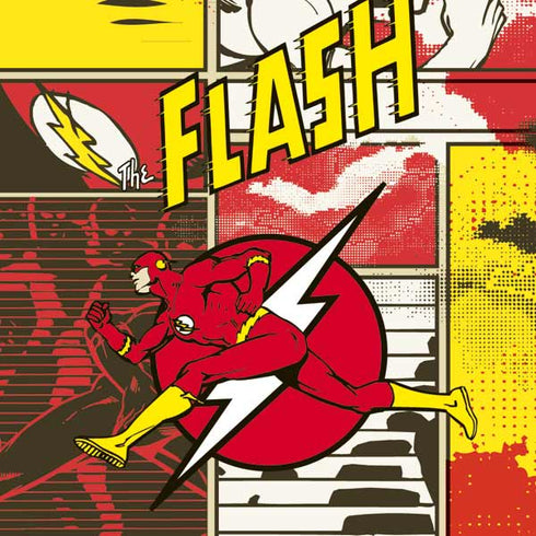 DC Comics Flash Block Pattern Amazon Echo Buds Skin