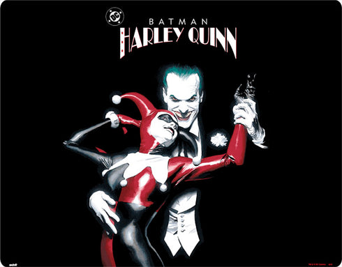 DC Comics The Joker Batman: Harley Quinn Cover #1 Art by Alex Ross. Piece Also known as Tango with Evil K95 RGB PLATINUM Mechanical Gaming Keyboard Skin