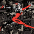 DC Comics Harley Quinn Vintage Action pose pattern iPhone 15 Skin