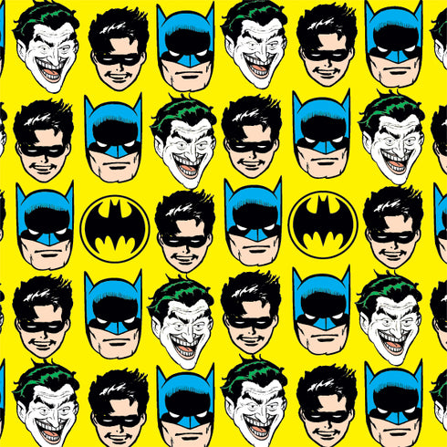 DC Comics Batman Vintage Character Pattern - Joker and Robin Google Stadia Controller Skin
