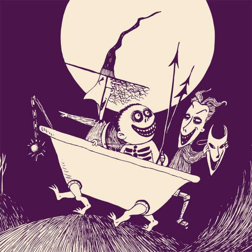 Disney The Nightmare Before Christmas Lock Shock and Barrel Art Bose Noise Cancelling Headphones 700 Skin