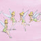 Disney Tinker Bell Water Color Art Poses Wii Remote Controller Skin