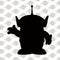 Disney Toy Story Alien Silhouette Google Pixel Slate Skin
