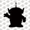 Disney Toy Story Alien Silhouette AirPods Pro 2nd Gen Skin