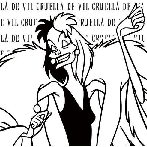 Disney Villains Cruella de Vil Black and White iPhone 13 Pro Max Folio Case